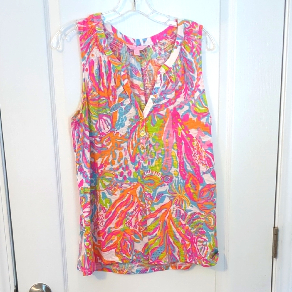Slightly Damaged Lily Pulitzer Top